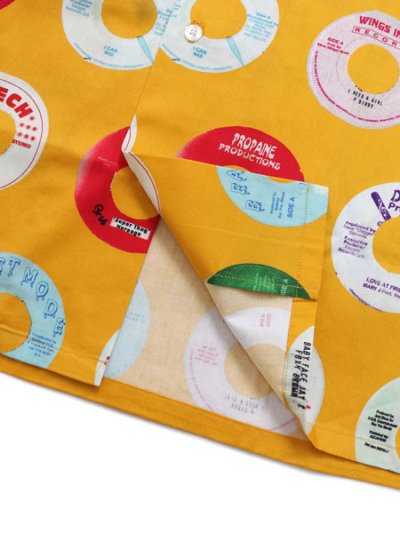 画像4: 【SALE】【送料無料】Rap Attack BOOTLEG RAP 45'S HALF SLV SHIRT MUSTARD