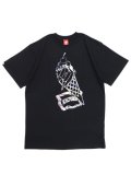 【SALE】ICECREAM CONE MAN TEE BLACK