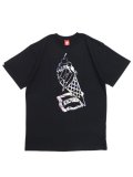 ICECREAM CONE MAN TEE BLACK