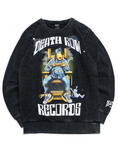 画像1: 【SALE】CROOKS & CASTLES DEATH ROW STILL SMOKIN FLEECE CREWNECK