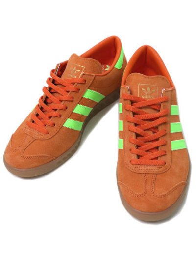 画像5: 【SALE】ADIDAS WMNS HAMBURG ORANGE/SOLAR GREEN/GUM