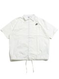 NIKE CLUB OXFORD BOTTON UP S/S TOP-SAIL/BLK