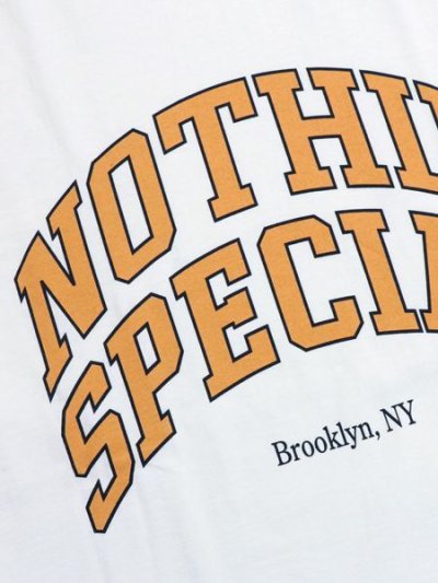 画像3: 【SALE】NOTHIN' SPECIAL COLLEGE LOGO TEE WHITE