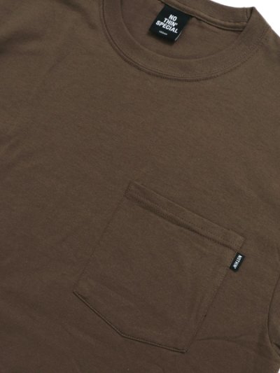 画像3: 【SALE】NOTHIN' SPECIAL LION OF JUDAH POCKET TEE BROWN