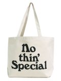 NOTHIN' SPECIAL LOGO TOTE NATURAL