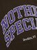 画像3: 【SALE】NOTHIN' SPECIAL COLLEGE LOGO TEE BROWN (3)