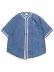 画像1: 【SALE】MR.REMAKE MAN REMAKE BASEBALL SHIRT DENIM ASSORT (1)