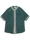 【SALE】MR.REMAKE MAN REMAKE BASEBALL SHIRT GREEN ASSORT