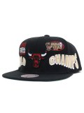 MITCHELL & NESS NBA WORLD CHAMPS SNAPBACK BULLS