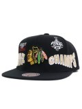 MITCHELL & NESS NHL WORLD CHAMPS SNAPBACK BLACKHAWKS