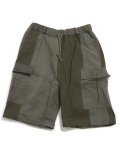 【SALE】MR.REMAKE MAN REMAKE MILITARY CARGO SHORT KHAKI ASSORT