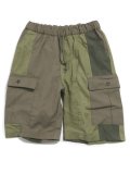 【SALE】MR.REMAKE MAN REMAKE MILITARY CARGO SHORT KHAKI ASSORT