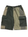 【SALE】MR.REMAKE MAN REMAKE MILITARY CARGO SHORT KHAKI ASSORT
