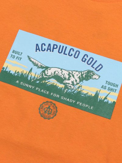 画像3: 【SALE】ACAPULCO GOLD POINTER DOG TEE ORANGE