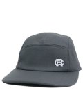 【送料無料】REIGNING CHAMP MONOGRAM 5-PANEL CAP CARBON