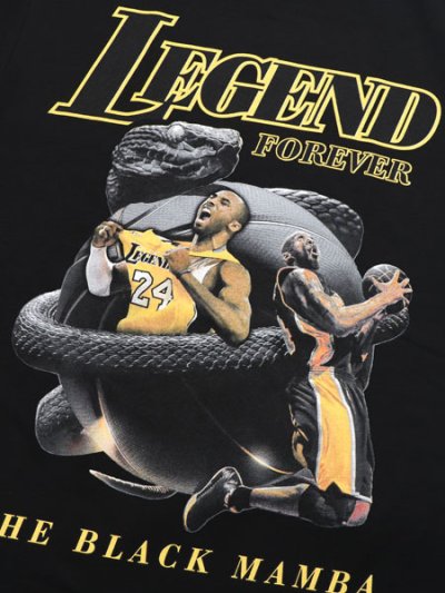 画像3: STREET WEAR SUPPLY LEGEND FOREVER THE BLACK MAMBA TEE