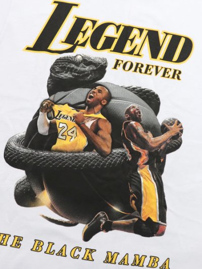 画像3: STREET WEAR SUPPLY LEGEND FOREVER THE BLACK MAMBA TEE