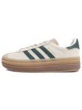 【SALE】【送料無料】ADIDAS WMNS GAZELLE BOLD CREAM WHITE/C GREEN