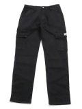 【送料無料】PRO CLUB HW RELAXED FIT DENIM CARGO PANT BLACK