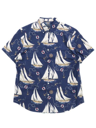 画像1: 【SALE】【送料無料】POLO RALPH LAUREN CLASSIC FIT NAUTICAL OXFORD SHIRT