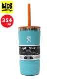 【KIDS】Hydro Flask 12 OZ KIDS TUMBLER W/STRAW LID-SEASPRAY