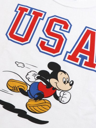 画像3: 【SALE】CHAMPION RW 9.4oz JERSEY TEE USA MICKEY-WHITE