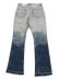 画像2: 【送料無料】mnml B594 SUN FLARE DENIM PANTS BLUE (2)