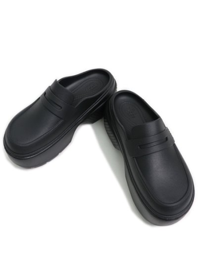 画像3: 【SALE】crocs STOMP LOAFER BLACK/BLACK