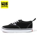 【KIDS】VANS TODDLER AUTHENTIC ELASTIC LACE BLK/TR WH