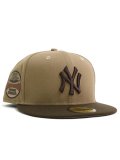 NEW ERA 59FIFTY ICED LATTE YANKEES KHAKI/WALNUT