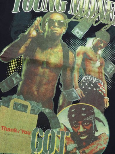 画像3: 【SALE】REASON LIL WAYNE YOUNG MONEY GOT MONEY TEE