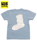 【KIDS】WHIMSY SOCKS KIDS BLING TRADEMARK TEE ACID BLUE