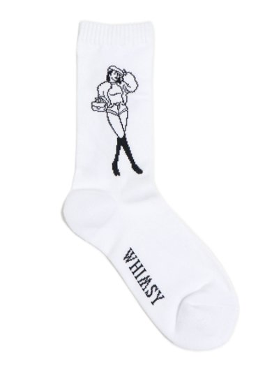 画像2: WHIMSY SOCKS FIVE STAR MARIE SOCKS WHITE