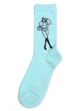 WHIMSY SOCKS FIVE STAR MARIE SOCKS LIGHT BLUE