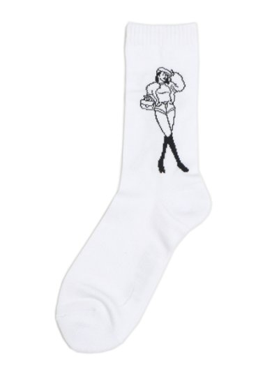 画像1: WHIMSY SOCKS FIVE STAR MARIE SOCKS WHITE