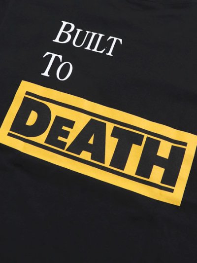 画像4: 【SALE】NOTHIN' SPECIAL BUILT TO DeATH POCKET TEE BLACK