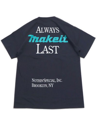 画像1: 【SALE】NOTHIN' SPECIAL MAKE IT LAST POCKET TEE DARK NAVY