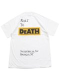 【SALE】NOTHIN' SPECIAL BUILT TO DeATH POCKET TEE WHITE
