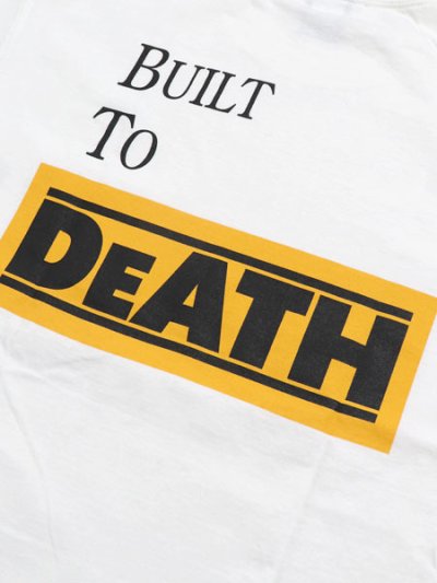 画像4: 【SALE】NOTHIN' SPECIAL BUILT TO DeATH POCKET TEE WHITE