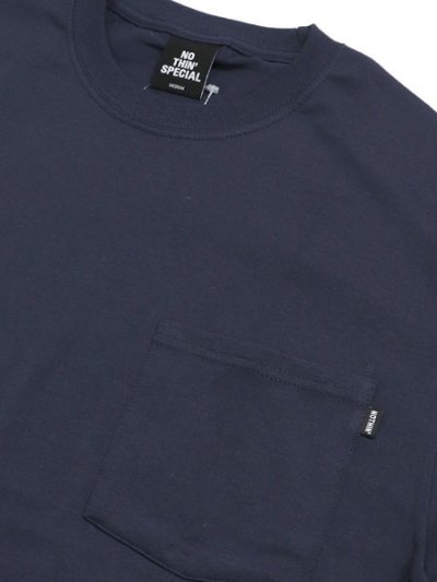 画像3: 【SALE】NOTHIN' SPECIAL MAKE IT LAST POCKET TEE DARK NAVY