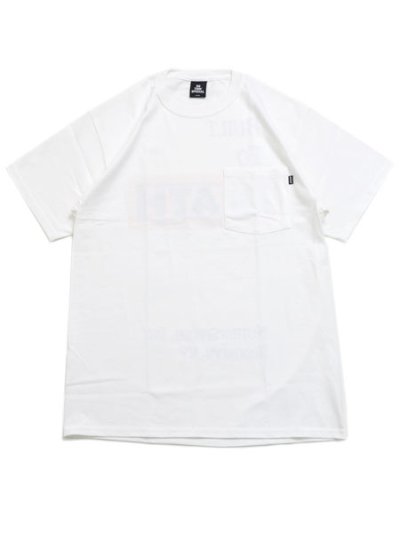 画像2: 【SALE】NOTHIN' SPECIAL BUILT TO DeATH POCKET TEE WHITE