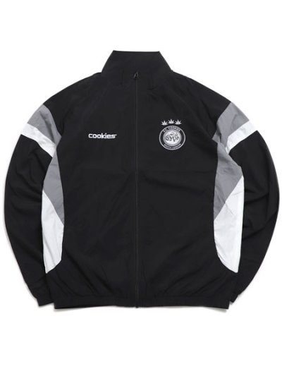 画像1: 【SALE】【送料無料】COOKIES CLOTHING HOOLIGANISM NYLON TRACK JACKET BLACK