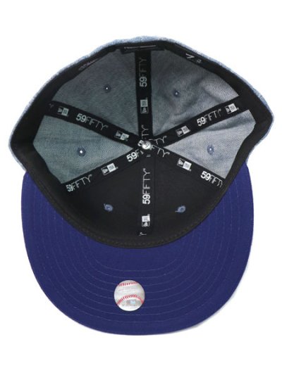 画像5: 【SALE】NEW ERA 59FIFTY LASER BURN OUT DODGERS WASH DNM