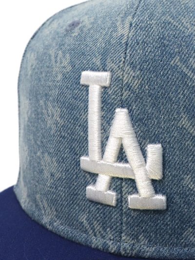 画像6: 【SALE】NEW ERA 59FIFTY LASER BURN OUT DODGERS WASH DNM