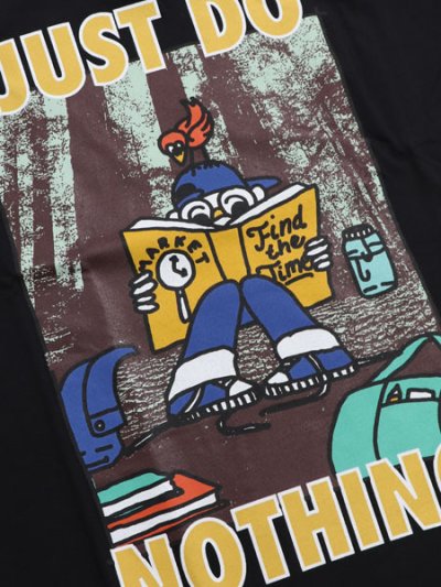 画像3: 【SALE】MARKET JUST DO NOTHING TEE WASHED BLACK