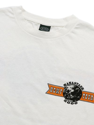 画像3: 【SALE】MANASTASH HEMP L/S TEE HEMP TOUR 2000 WHITE