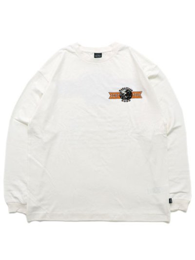 画像2: 【SALE】MANASTASH HEMP L/S TEE HEMP TOUR 2000 WHITE