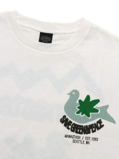 画像3: 【SALE】MANASTASH CiTee PIGION TEE WHITE