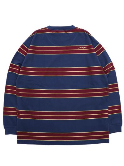 画像2: 【SALE】MANASTASH ABERDEEN L/S TEE NAVY
