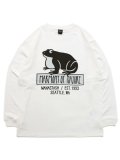 【SALE】MANASTASH CiTee L/S TEE HON WHITE